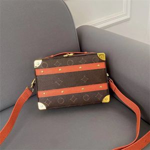 Damestas Dameshandtassen Ontwerpers Box Tassen Klein vierkant Unisex Echt leer Luxe handtas Schoudertas Kleine dozen Portemonnees Merken Crossbody