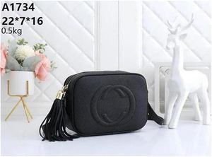 Vrouwen Tassen Leren Crossbody Schoudertas Omzoomd Messenger Handtassen Portemonnee Portemonnee 22cm