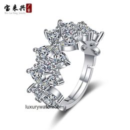 Bande de femmes Tiifeany Ring Jewelry Baolai Xing Fashion Opening Womens Hair Set with Zirconia