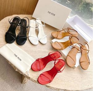 Femmes Bare Band Band Sandals Designer Sandal Slippers Fashion Leather Sexe sexy Muller High Heels Chaussures Taille 35-40