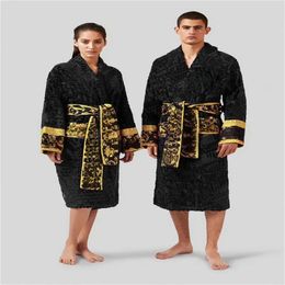 Dames Bathrobe slaapgewaad unisex man katoen slaapkleding nachtgewaad hoog van badjas merkontwerper gewaad ademend