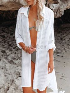 Femmes Beach Wear Shirts Shirts Bikini Cover Ups for Women Self Belted Kimono Robe Elegant Massuit de maillot de bain Couvrages de bains de vacances