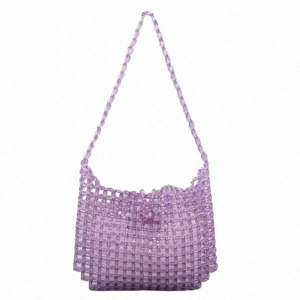 Bolso de noche con cuentas de perlas para mujer, bolso de mano con cuentas, bolso de mano hecho a mano con perlas, bolso de hombro para mujer, fiesta, boda, cruzado, 56pr #