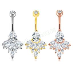 Vrouwen navel ring trend trend vrouw body piercing mode vrouwelijke accessoires roestvrij staal goud kleur sieraden sexy