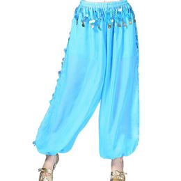 Femmes Costume de danse du ventre long pantalon Bloors Bellydance Pantalon tribal India Bollywood Oriental Egypt Dancewear