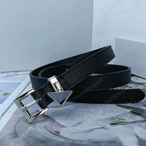 Ceinture femme ceinture designer ceinture en cuir véritable ceinture femme tendance boucle triangle en métal ceintures 20mm avec étui ceintures pour femmes designer ceinture luxe