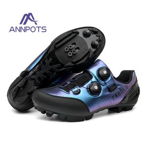 Dames fietsen schoen SPD mountain biken schoeisel mannen speed fietstuisprijpeling platte route cleat road fiets schoen sneaker mtb race schoenen 240417