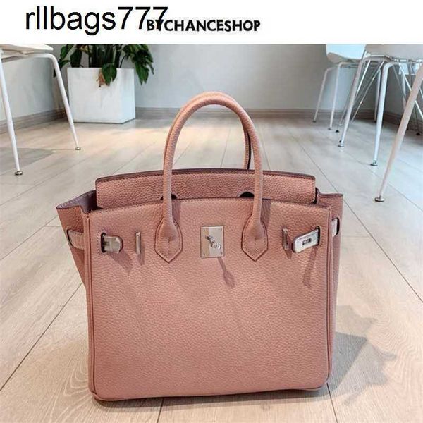 Femmes Bk véritable sac à main en cuir de créateur sacs améliorés nu rose argent boucle peau de vache une épaule bandoulière