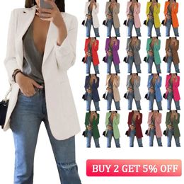 Femmes Blazer vestes mode femmes vêtements élégant élégant féminin Blazer tenue de bureau jolie pochette hauts femme veste 240130