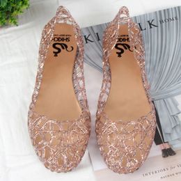 Femmes bling jelly sandales de chaussures d'été