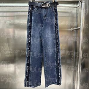 Femmes pantalons en jean bleu