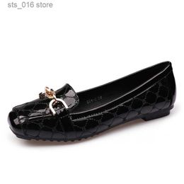 Vrouwenboot 2022 Flat Shoes Woman Party Loafers Wedding Jurk Soft Bottom Square Toe Stiking merkontwerpstijl T230826 310