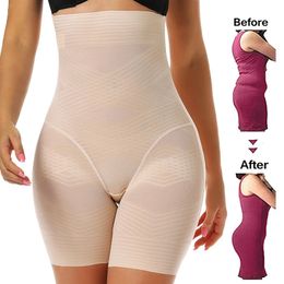 Femmes Body Shaper High Waited Trainers Talmy Control Pantes Butt Butter Slimming Underwear Cincher Shapewear Shorts 240416