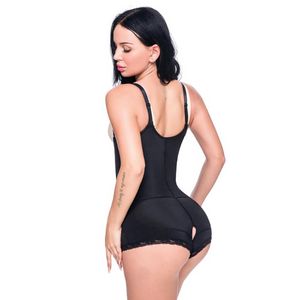 Femmes Body Shaper sans couture contrôle du ventre pleine Shapewear ouvert fermeture éclair buste plus mince ventre Body taille mince formateur Corset ceinture ce