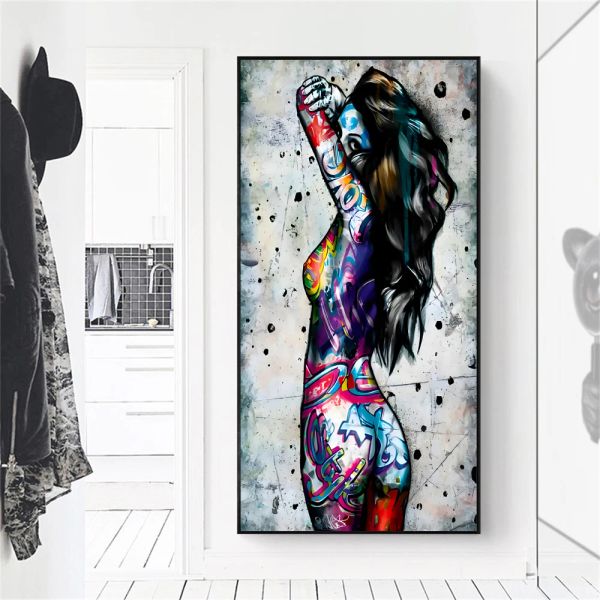 Femmes Body Wall Art graffiti