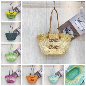 Femmes bohème boho paille de plage sac de plage de créateur de femmes sacs de tricot crochet cravate dye couleur d'été