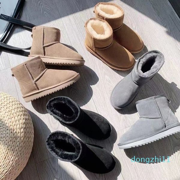 Femmes Botte Femmes Ultra Mini Plate-forme Bottes Fourrure Pantoufles Designer Tasman Shearling Pantoufle Daim Laine Hiver Australien Cheville Neige Chaussons Uggitys