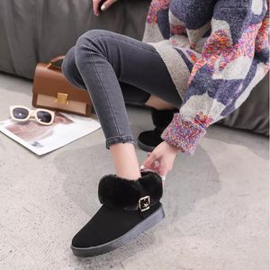 Vrouwen laarzen sneeuw winter zwart geblazen grijze dames boot schoen houden warme trainers sport sneakers maat 36-40 07