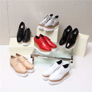 bottes pour femmes fond épais marques de mode plate-forme designer chaussure Elyse Star chaussures Britt Wedge à lacets plat talon haut
