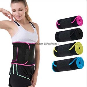 Vrouwen Lichaamsvormgeving Slanke tailleondersteuning Compressie-zweetband Riem Gymtraining Zweetwikkel Gewichtsverlies Buiksteunen Trimmerband Trainer met houder voor mobiele telefoon