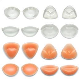 Vrouwen Bh Insert Pad Cup Dikkere Borst Push Up Siliconen Pads Nipple Cover Stickers Bikini Inserts Ondergoed Intimates 240318