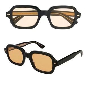 Dames merk zonnebril retro platte vierkant full frame mode 0072s klassieke glazen luxe mannen designer zonnebril originele doos