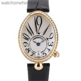Mujeres Breguat Diseñador Relojes AAA Diamond Naples Naples Queen Face original Diamante Mecánico Mecánico Reloj 8918BA