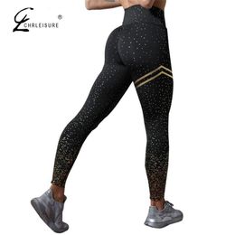 Femmes Bronzing Leggings Push Up Taille Haute Fitness Leggins Mujer Casual Workout Sportif Legging Jeggings 211014