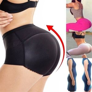 Dames Bum Lifter Shaper Lift Broek Boyshorts Booty Slips Fake Act Gewatteerde slipjes Onzichtbare Naadloze Body Shaper Hip Enhancer LJ201209