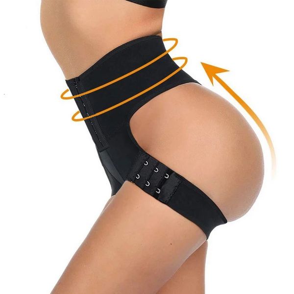 Mujeres Butt Lifter Bragas Cintura alta Control de barriga Hip Enhancer Body Shaper Tanga Shorts Adelgazar Shapewear Sexy Nalgas Corsé 240220