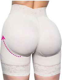 Vrouwen Butt Lifter Panty Nep Bil Body Shaper Gewatteerde Ondergoed Lady Lift Bum Hoge Taille Tummy Controle Hip Enhancer Slipje