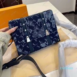 Bolsos de mensajero de lona para mujer, cartera para hombre, bolso de diseñador con letras para maletero, bolso de hombro tipo bandolera con solapa de cuero a la moda urbana