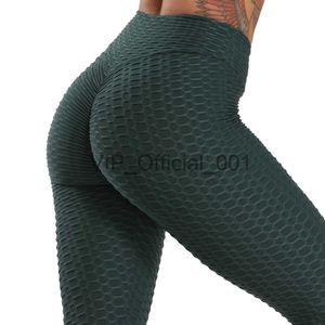 Mujeres Capri Yoga Pantalones Sexy Deportes Leggings Gimnasio Ejercicio Cintura Alta Pantalón Fitness Correr Atlético Sportwears Scrunch Butt Medias x0831