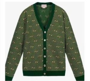 Dames Cardigans Sweater Brandontwerper Puff jurk All-match Loose casual patchwork vrouwelijk gebreide top