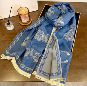 Dames Kasjmier Sjaal Klassiek Merk Letter Designer Sjaals Warm Houden Wraps Herfst Winter Lange Sjaal Hoge Kwaliteit Kasjmier Sjaals Mode Accessoires Maat 180*65cm