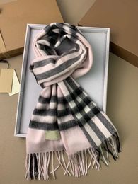 Dames Kasjmier sjaal Klassieke geruite designer sjaals voor mannen Zachte aanraking Warme omslagdoeken met tags Herfst Winter Lange sjaals DHgate Sjaals dames
