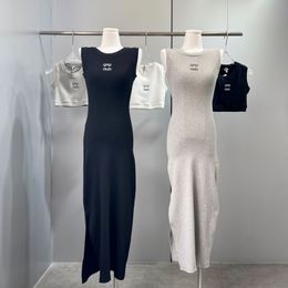 Vrouwen casual jurken o nek sexy mouwloze nieuwe luxe kleding vrouwelijk bodycon jurk feestje strand slijtage