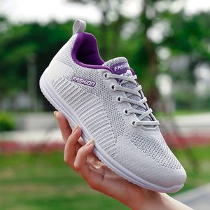 Femmes chaussures décontractées mode respirant marche maille chaussures plates femme noir baskets femmes 2023 nouveau Tenis Feminino chaussures femmes