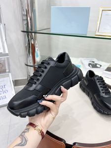 Femmes Casual Shoes Rush Gabardine Re-Nylon Sneakers Véritable Cuir En Cuir Entraîneur Sportif extérieur Sports Super Qualité Sneaker EU35-46