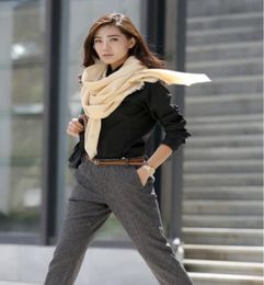 Women celebrity Shawls Sexy elegant Water ripple tassel fashion brand Simple classic design cashmere warm Slim Lightness Skinfrie1902523