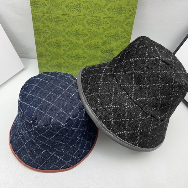 Sombrero de cubo clásico para mujer, sombrero de ala ancha a la moda, sombreros de lona para hombre, gorra de senderismo para playa, 2 colores