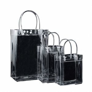 Sac fourre-tout transparent PVC sac à main transparent avec poignée épaule plage à la mode Bolsa de Reg Sacs Shop pour dames 3504 #