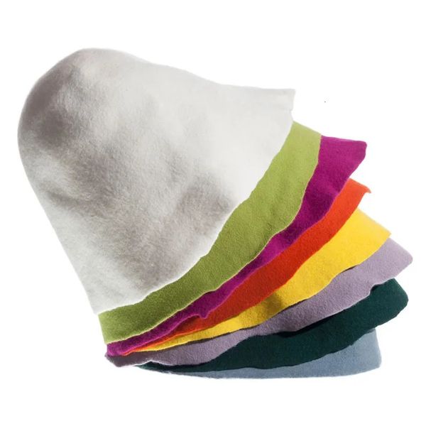 Femmes Cloche Seau Feutre Chapeau Grande Laine Feutre Cône Capot Chapeau Corps pour Chapellerie Chapeau Faisant Fedora Matériel Corps Cônes DIY Artisanat 240126