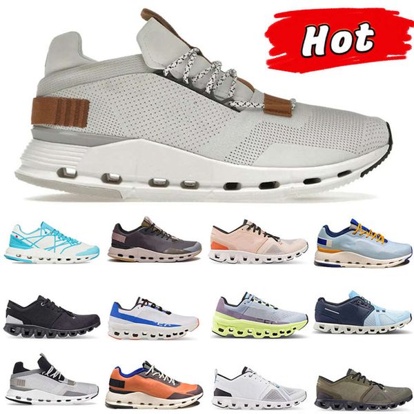 Femmes Cloud Hommes Chaussures de course Nuages Femmes Designer Baskets Forme Chaussure Nova Monster X 5 Shif White Pearl Entraînement Cloudmonster Mens Sports de plein air Baskets Chaussures