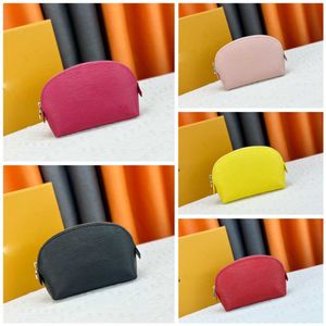 Femmes Cosmetic Sac Designer Making Up Bag Luxurys Clutch Handbag Classic Water Leather Toitry Casets Business Travel Wallef