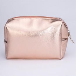 Женская косметичка розового золота, косметичка на молнии, сумка для макияжа, органайзер, чехол для хранения, сумки для мытья туалетных принадлежностей Beauty Box212F