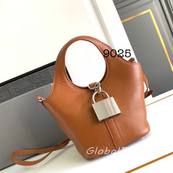 Femmes Cow Hide Cuir Lock Tapes Cool Cross Body Grands Bagous d'épalage Long Sobrage à main Sac de haute qualité Mini sac fourre