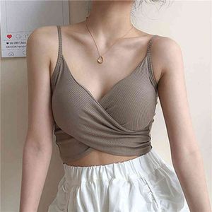 Vrouwen Crop Tops Tube SeamLunderwear vrouwelijk bijgesneden Top Streetwear Intimates Sexy Lingerie Padded Tube Bra Bandeau Tops X0507