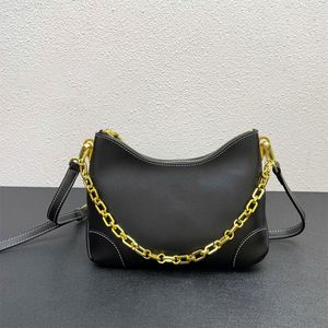 Bolso bandolera para mujer, bolsos de diseñador de lujo, bolso de hombro, bolso de cuero de moda para mujer, bolsos cruzados de medio mes, billetera con cadena para las axilas, bolso de sillín, bolso de cuerno de croissant