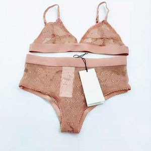 Vrouwen Kristal Letter Slanke Korsetten Soft Home Verleidelijk Bustiers Intieme Sling Gezellig Ondergoed Sexy Mode Comfortabele Lingerie Set